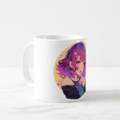 Levendige Fantasy Girl Koffie Mokken (Voorkant links)