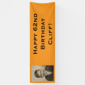 Levendige feestbanner spandoek (Verticaal)