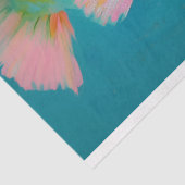 Levendige  Floral Fish Decoupage Tissuepapier (Detail)