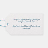 Levendige Floral Gift Labels Cadeaulabel (Achterkant Horizontaal)