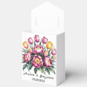 Levendige Floral Harmony bruiloft Bedankdoosjes (Open)