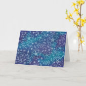 Levendige Floral Note Kaart (Gele Bloem)