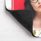 Levendige Floral Photo Mousepad Muismat (Hoek)