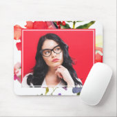 Levendige Floral Photo Mousepad Muismat (Met muis)