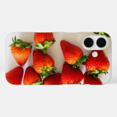 Levendige Foto Rode Aardbei Zomer Fruit Case-Mate iPhone Case (Achterkant (horizontaal))