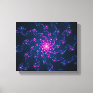 Levendige fractale kunst canvas afdruk