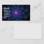 Levendige fractale kunst visitekaartje (Voorkant / Achterkant)