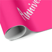 Levendige framboos cadeaupapier (Rol Hoek)