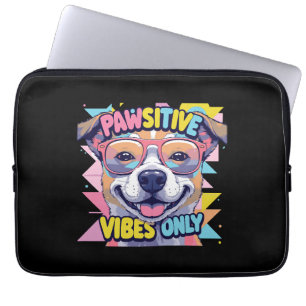 Levendige Franse Bulldog Puppy Art Laptop Sleeve