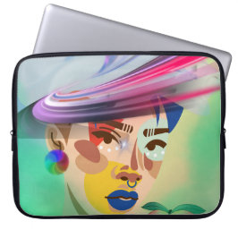 Levendige fusie laptop sleeve