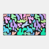 Levendige Fusion Abstracte bureaumat (Voorkant)