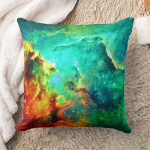 Levendige Galaxy Canvas Art Kussen