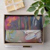 Levendige gekleurde Daisy Flowers Decoupage Tissuepapier (Geschenk)