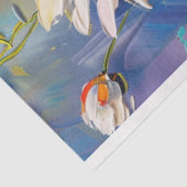 Levendige gekleurde Daisy Flowers Decoupage Tissuepapier (Detail)