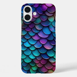 Levendige gekleurde schalen iPhone 16 plus hoesje