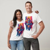 Levendige geometrie t-shirt (Unisex)
