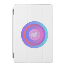 Levendige geometrische blad abstracte iPad hoes