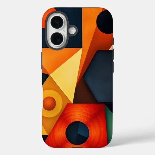 Levendige geometrische harmonie Case-Mate iPhone case (Achterkant)