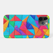 Levendige geometrische kleur blokkeert kunst Case-Mate iPhone case (Achterkant (horizontaal))