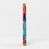 Levendige geometrische kleur blokkeert kunst Case-Mate iPhone case (Achterkant/rechts)