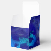 Levendige glinsterende inksplash bedankdoosjes (Geopend)