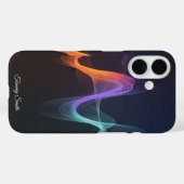 Levendige golven Abstracte digitale kunst Case-Mate iPhone Case (Achterkant (horizontaal))