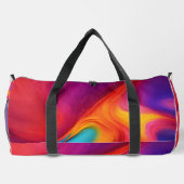 "Levendige Gradient Splash Bag Texture: Plunjezak (Achterkant)