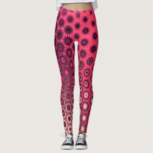 Levendige gradiënt Starburst Pattern Leggings