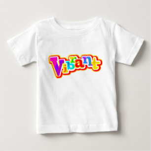 Levendige grafische peuter-shirt