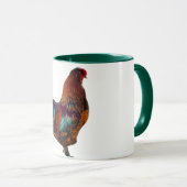 Levendige Haan Mok - Kleurrijke Boerderij Fresh Ar (Voorkant rechts)