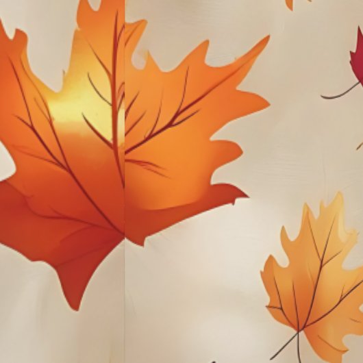 Levendige Herfst Maple Leaves Peel en Stick Wall A Behang (Zoom)