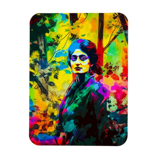 Levendige herfstschoonheid magneet (Verticaal)