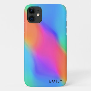Levendige holografische gepersonaliseerde telefoon iPhone 11 hoesje