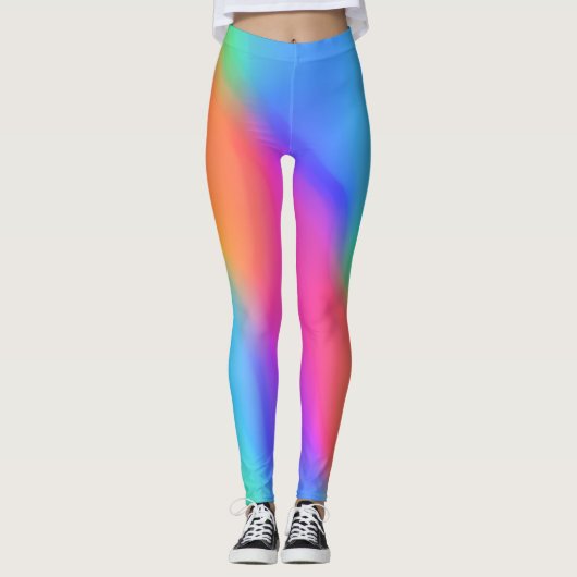 Levendige holografische Leggings (Voorkant)