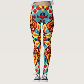 Levendige Home Decor Leggings - Symmetrisch Patroo