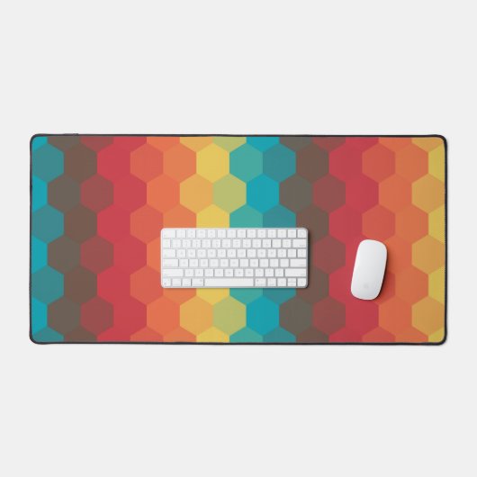 Levendige Honeycomb Desk mat (Keyboard & Muis)