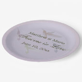 Levendige Hummingbird Weddenschap Forever in Love Papieren Bordje (Gekanteld)