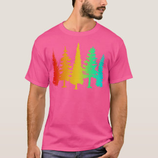 Levendige intense natuur t-shirt