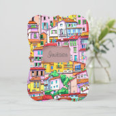 Levendige Italiaanse gevel Kaart (Staand voorkant)