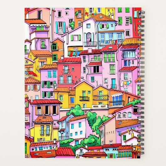 Levendige Italiaanse gevel Planner (Achterkant)