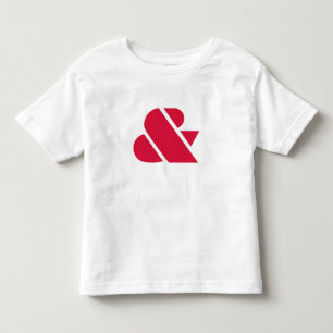 Levendige karmozijnrode kleuterkleding kinder shirts