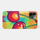 Levendige Kersen Kunst Case-Mate iPhone Case (Achterkant (horizontaal))