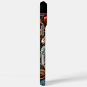 Levendige kersenbloesems en Bluebird Scene Case-Mate iPhone Case (Achterkant / Rechts)