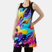 Levendige kleur Chaos Art Schort (Insitu)