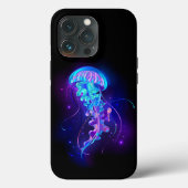 Levendige kleur gloeiende kwal Case-Mate iPhone case (Achterkant)