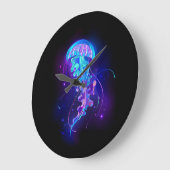 Levendige kleur gloeiende kwal grote klok (Hoek)