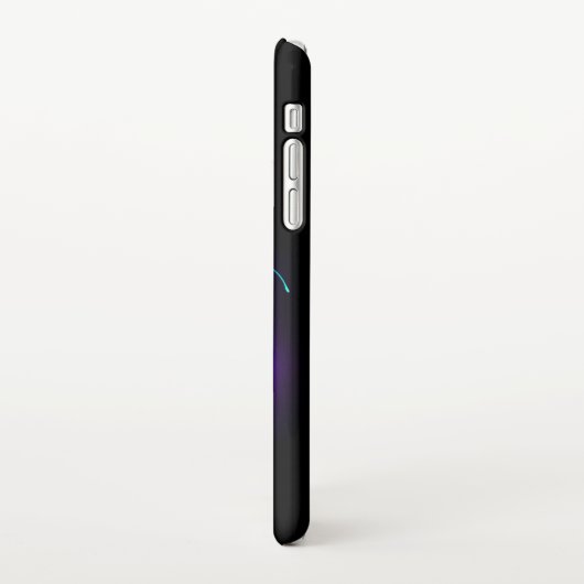 Levendige kleur gloeiende kwal iPhone hoesje (Linkerkant)