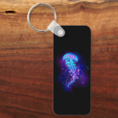 Levendige kleur gloeiende kwal sleutelhanger (Voorkant)