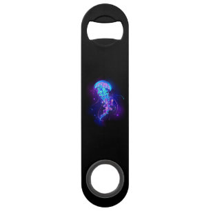 Levendige kleur gloeiende kwal speed flessenopener