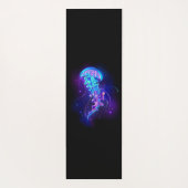 Levendige kleur gloeiende kwal yogamat (Achterkant)